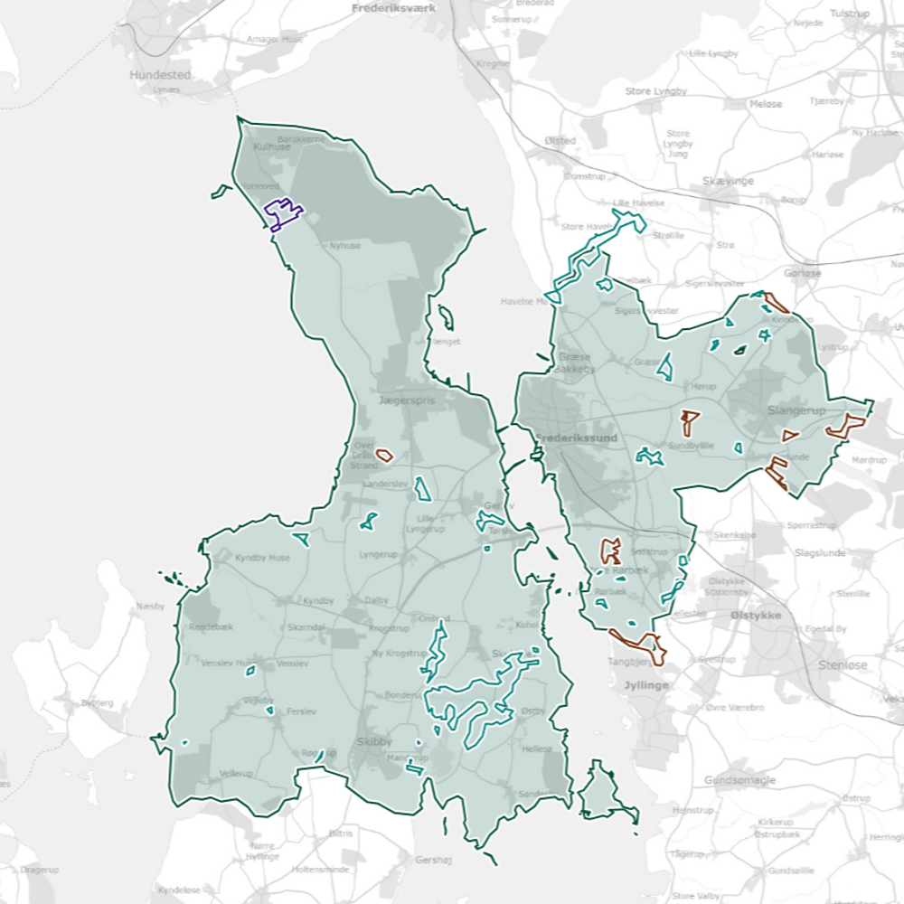 Skitseprojekter i Frederikssund Kommune