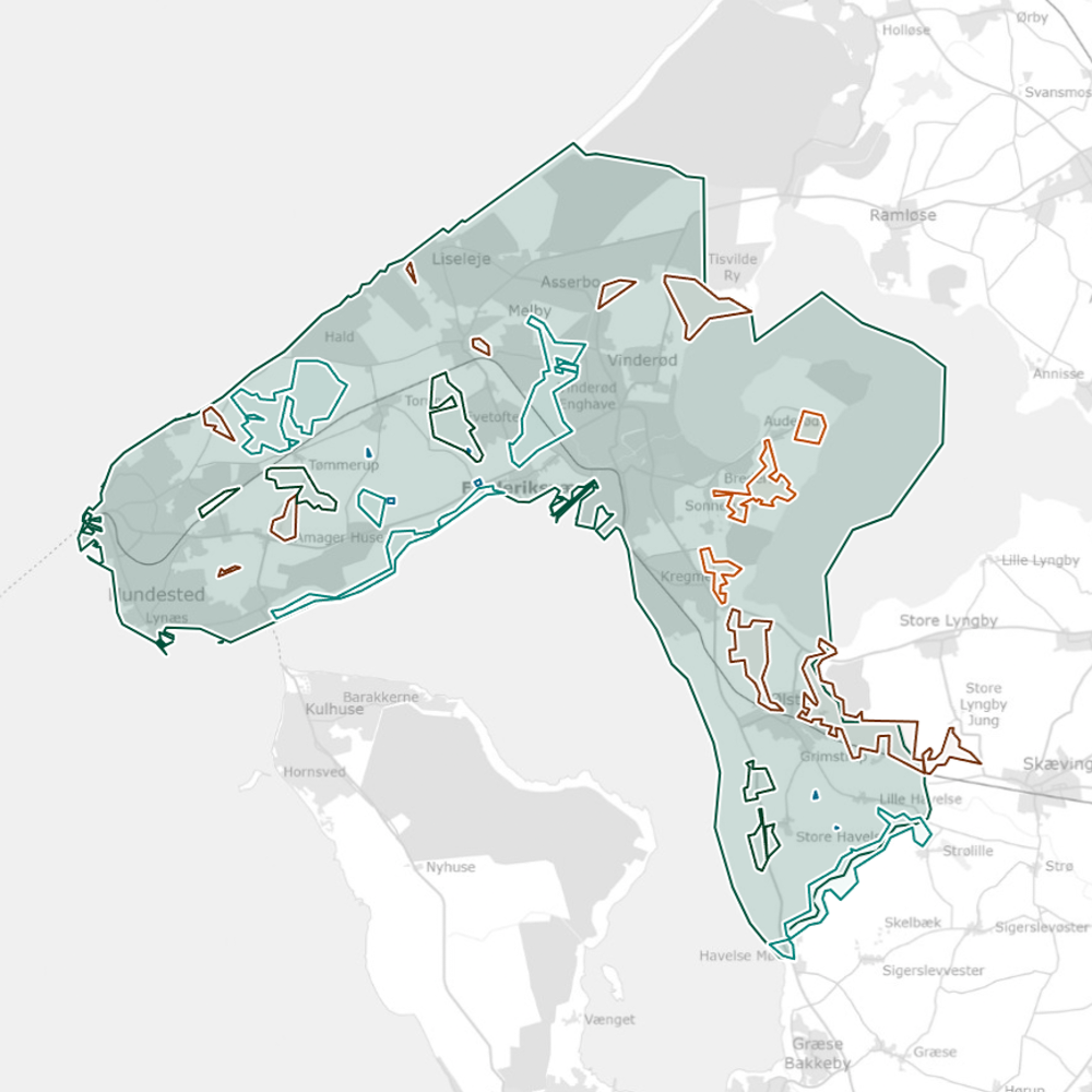 Skitseprojekter i Halsnæs Kommune